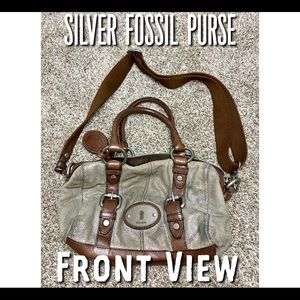 Silver Fossil Purse